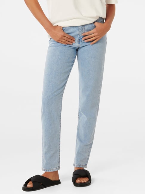 Forever New Blue Regular Fit High Rise Jeans-picture-14
