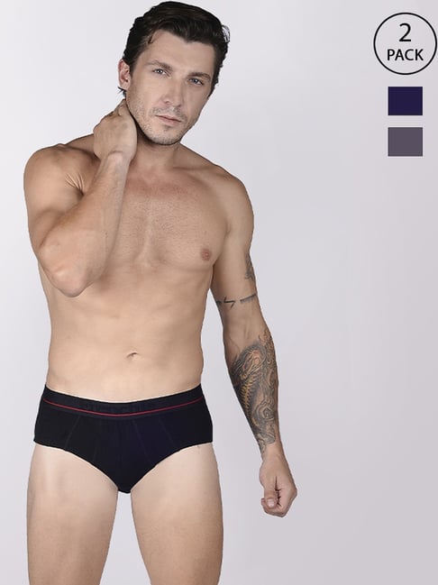 Vip Assorted Cotton Skinny Fit Briefs - Pack Of 2-picture-38