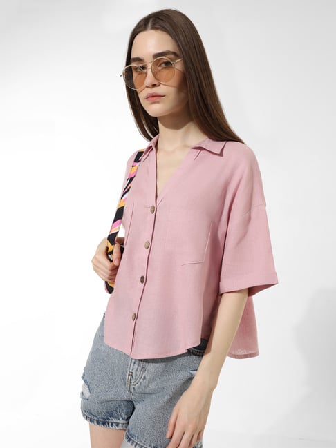 Only Pink Regular Fit Oversized Shirt-picture-21