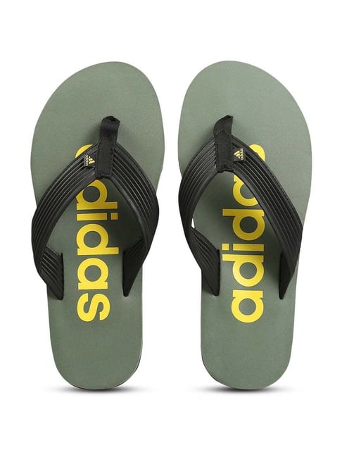 Adidas Men's Yompzee Green Flip Flops-picture-10