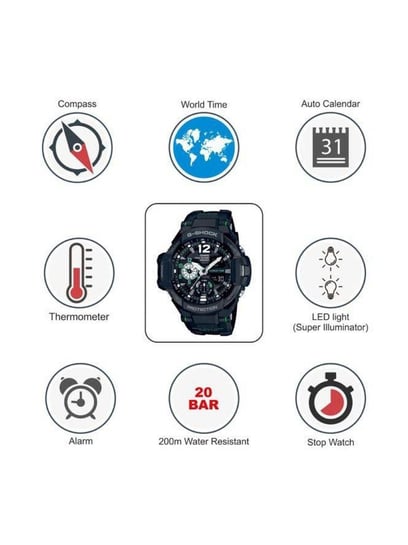 Buy Casio GA 1100 1A3 G Shock Analog Digital Watch for Men at Best Price Tata CLiQ