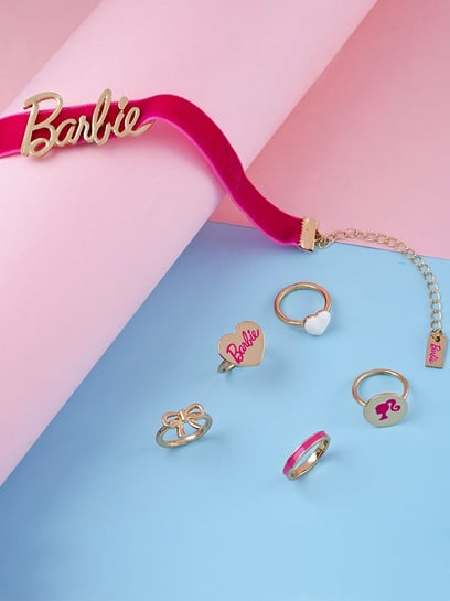 Buy ToniQ Barbie Multi Necklace Ring Combo Set Online At Best Price Tata CLiQ