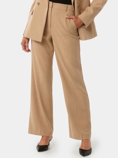 Women's High-rise Tailored Trousers - A New Day™ Brown 16 : Target