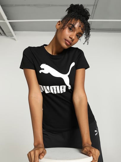 Women's Fitted Shirt with Single Cuff in Black | Hawes & Curtis