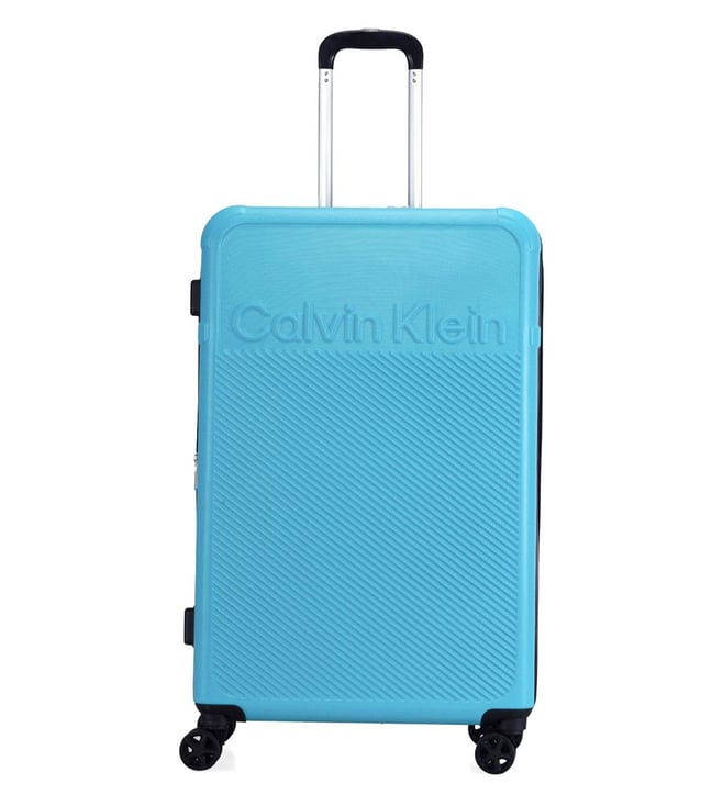 Buy Calvin Klein Pagoda Blue Expression Range Large Hard Checked Luggage Online Tata CLiQ Luxury