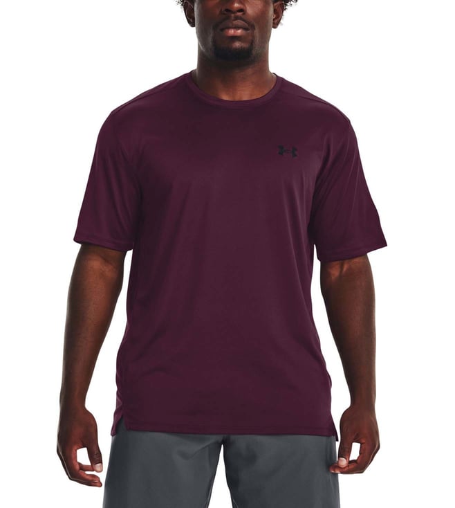 Under Armour 天理大紫Tシャツ M Buy Under Armour Purple Regular Fit Sports T-Shirt for Men Online