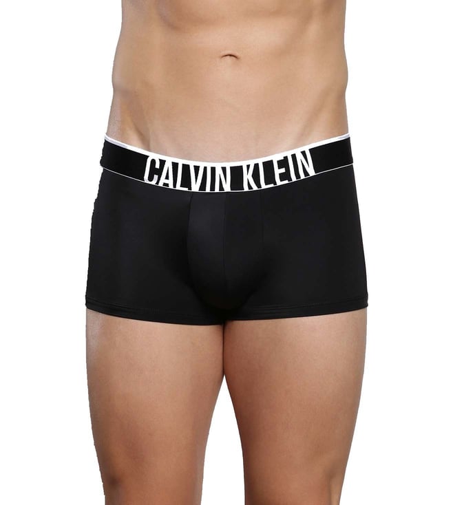 Calvin Klein Black Solid Trunks 7158573 - Buy Calvin Klein Black Solid  Trunks 7158573 online in India