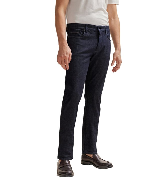 Buy Blue Mid Rise Scott Straight Fit Jeans for Men Online at Selected Homme