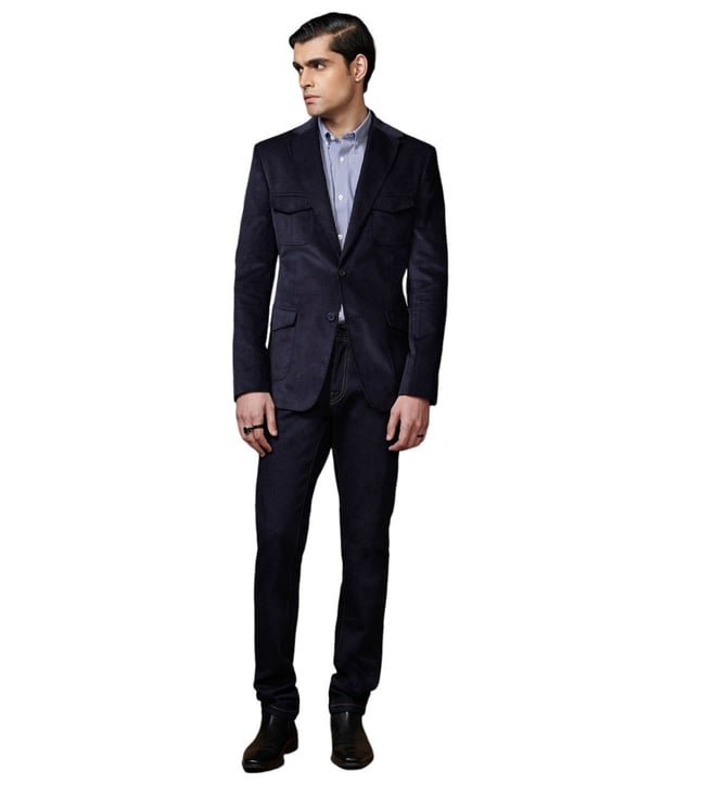 Buy Jacquard Textured Tuxedo Blazer for Men Online @ Tata CLiQ Luxury