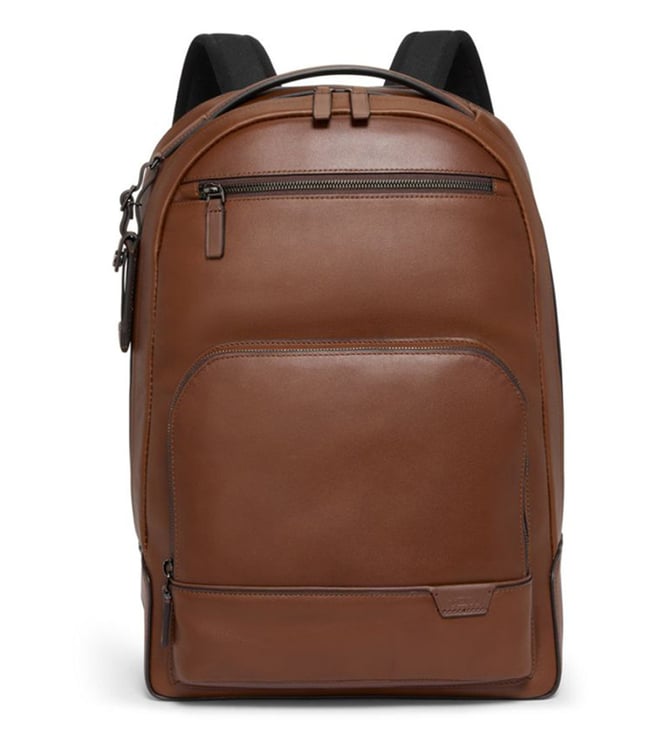 Black Mens Dark Brown Leather Backpack Bag, Number Of Compartments: 2 at Rs  2400 in Chennai