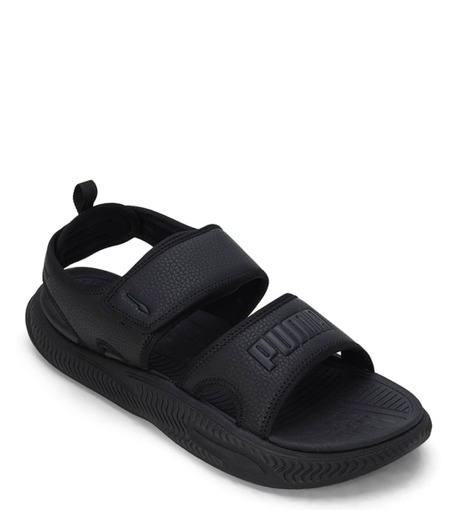 Puma Men s SoftridePro Black Floater Sandals