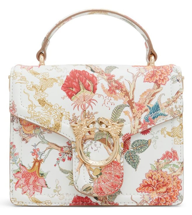 ALDO CONTENNONN Floral popular Print Satchel Bag