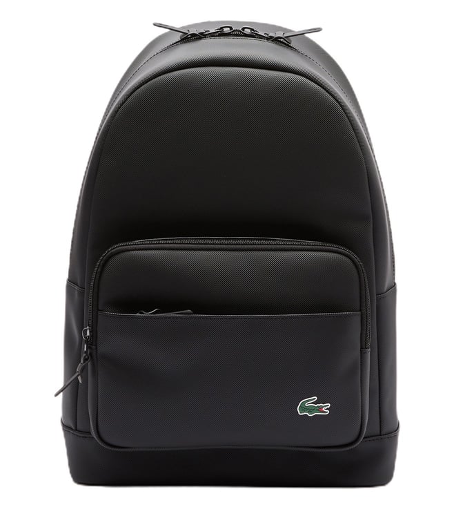 Lacoste Black L.12.12 CONCEPT Signature Medium Backpack