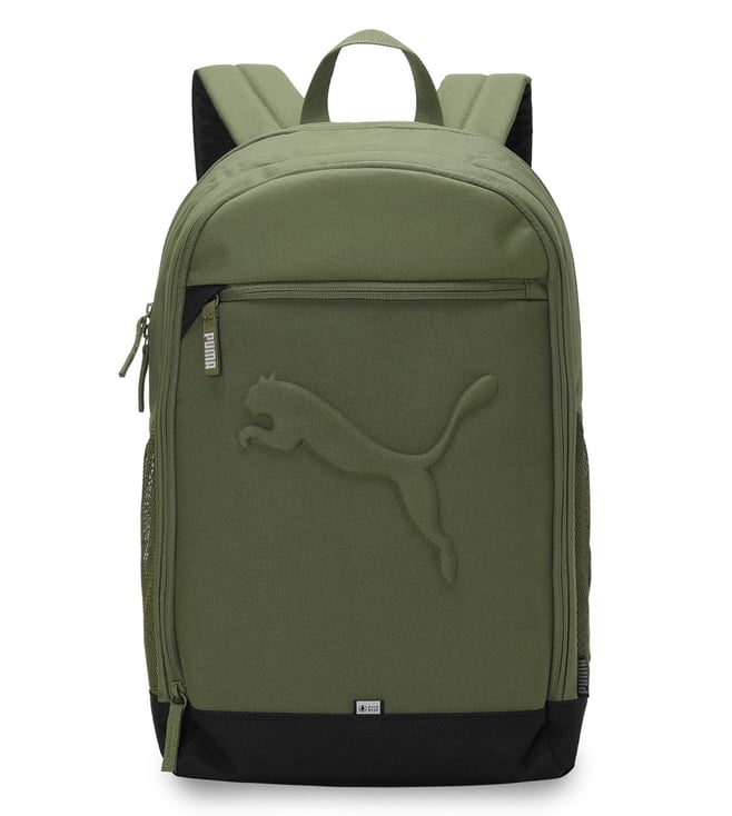 puma olive green backpack