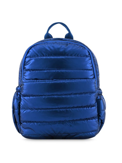 Buy Fastrack Blue Faux Leather Quilted Backpack Online At Best Price ...