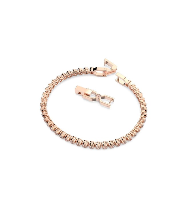 Swarovski Pink Imber Emily Gold Tone Plated Tone Bracelet