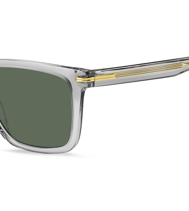 Buy Hugo Boss 206467KB755QT Green Rectangular Sunglasses for Men for