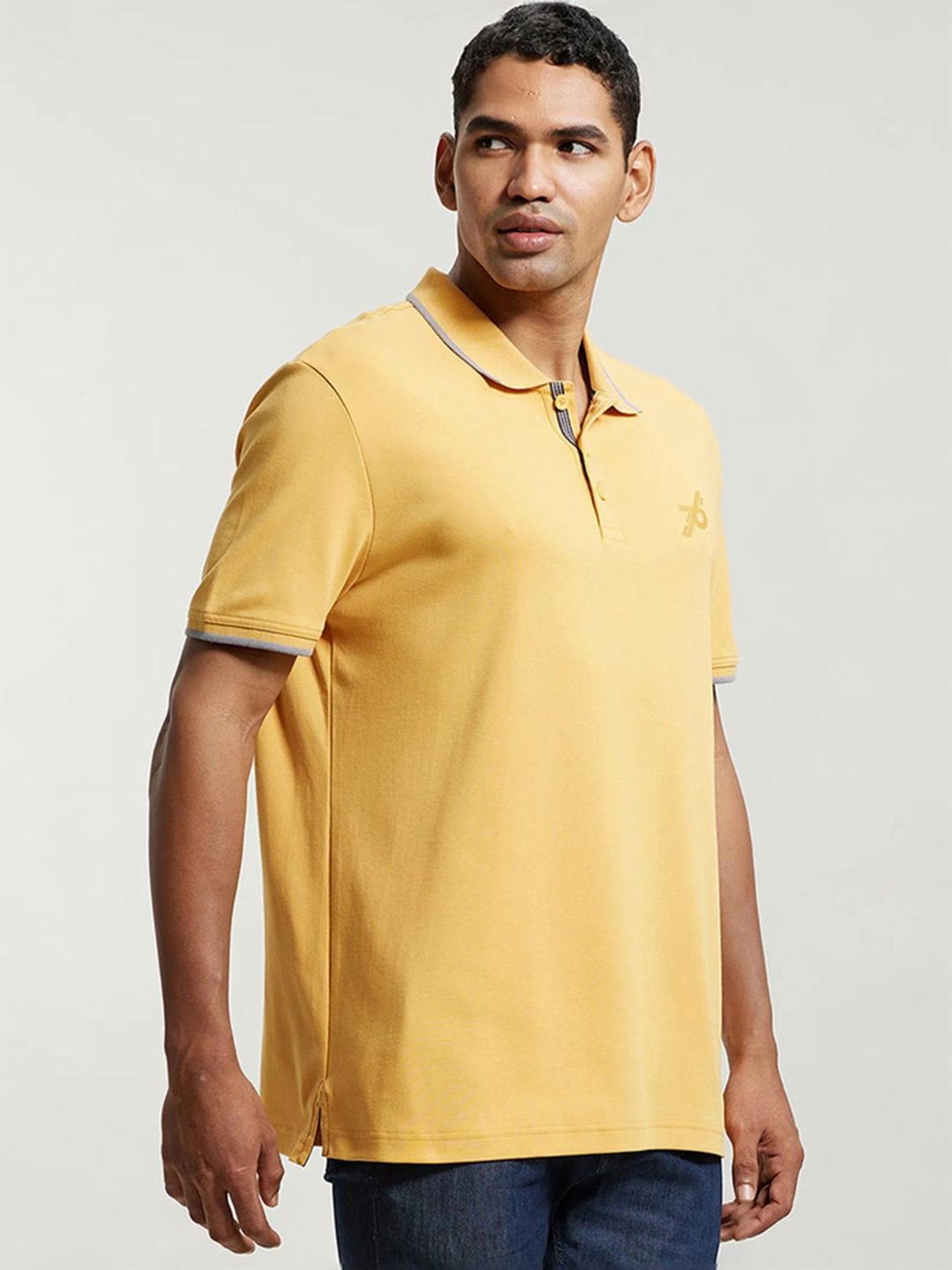 Buy Jockey Burnt Gold Sport Polo T-Shirt - 3911 for Men Online