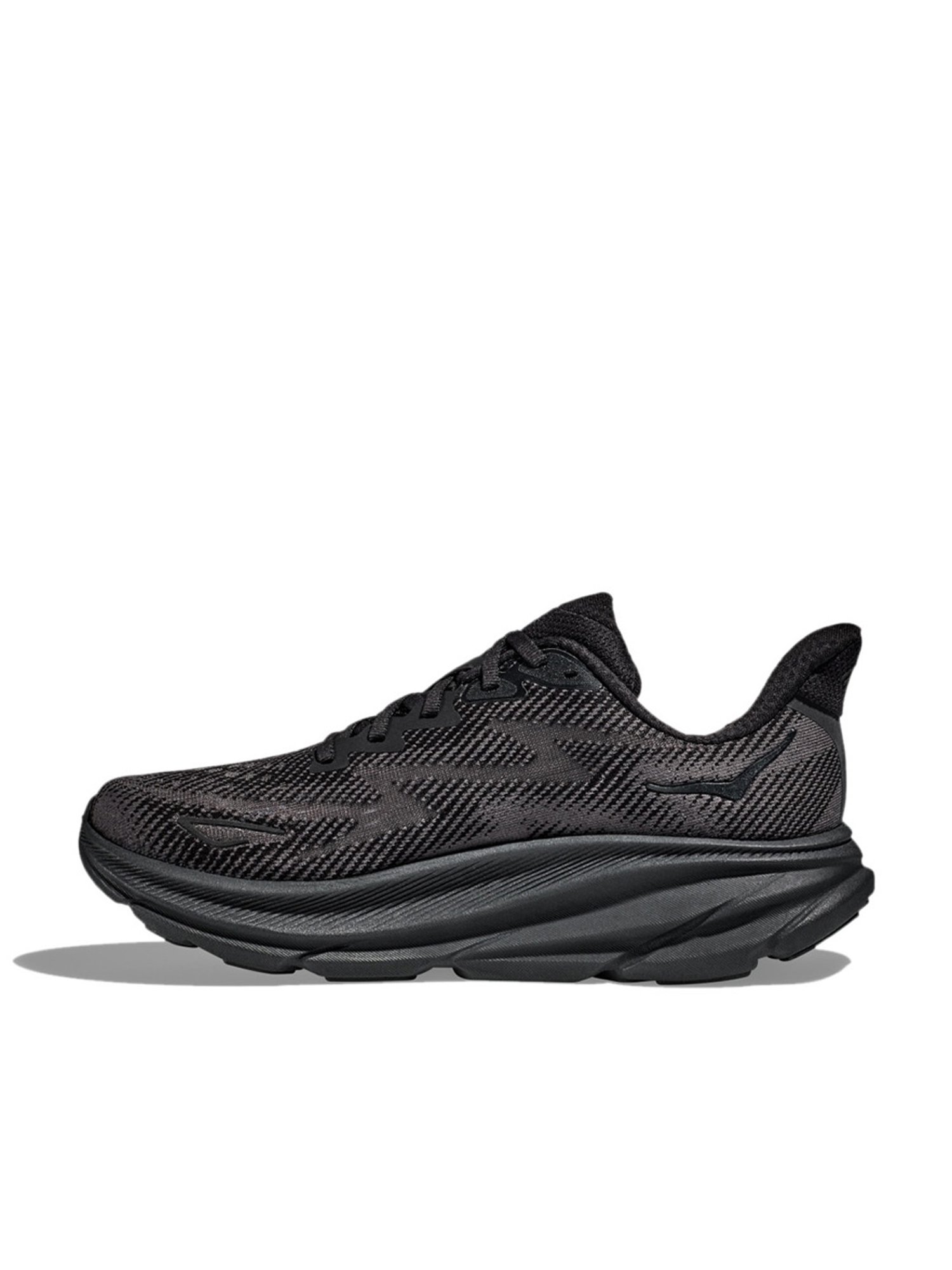 Buy Hoka Men's M CLIFTON 9 WIDE Black Running Shoes for Men at