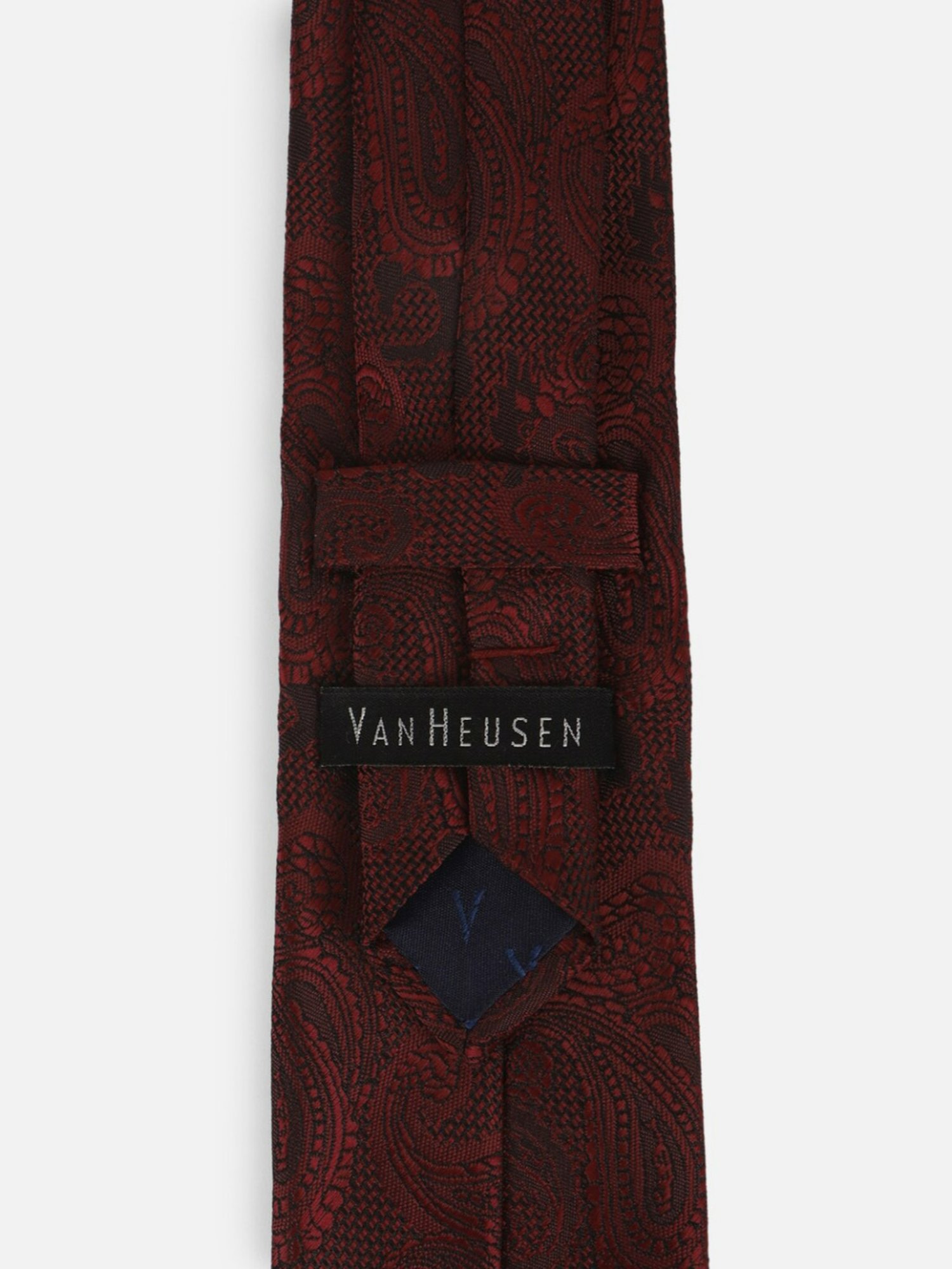 van heusen burgundy tie