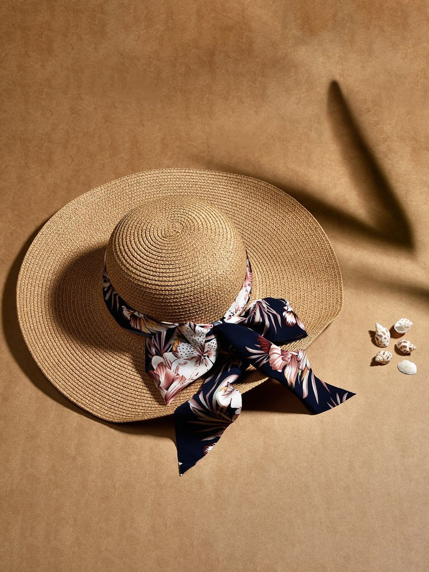 CA4LA × Acka scarf straw hat Acka 【 CA4LA × Acka 】scarf straw hat