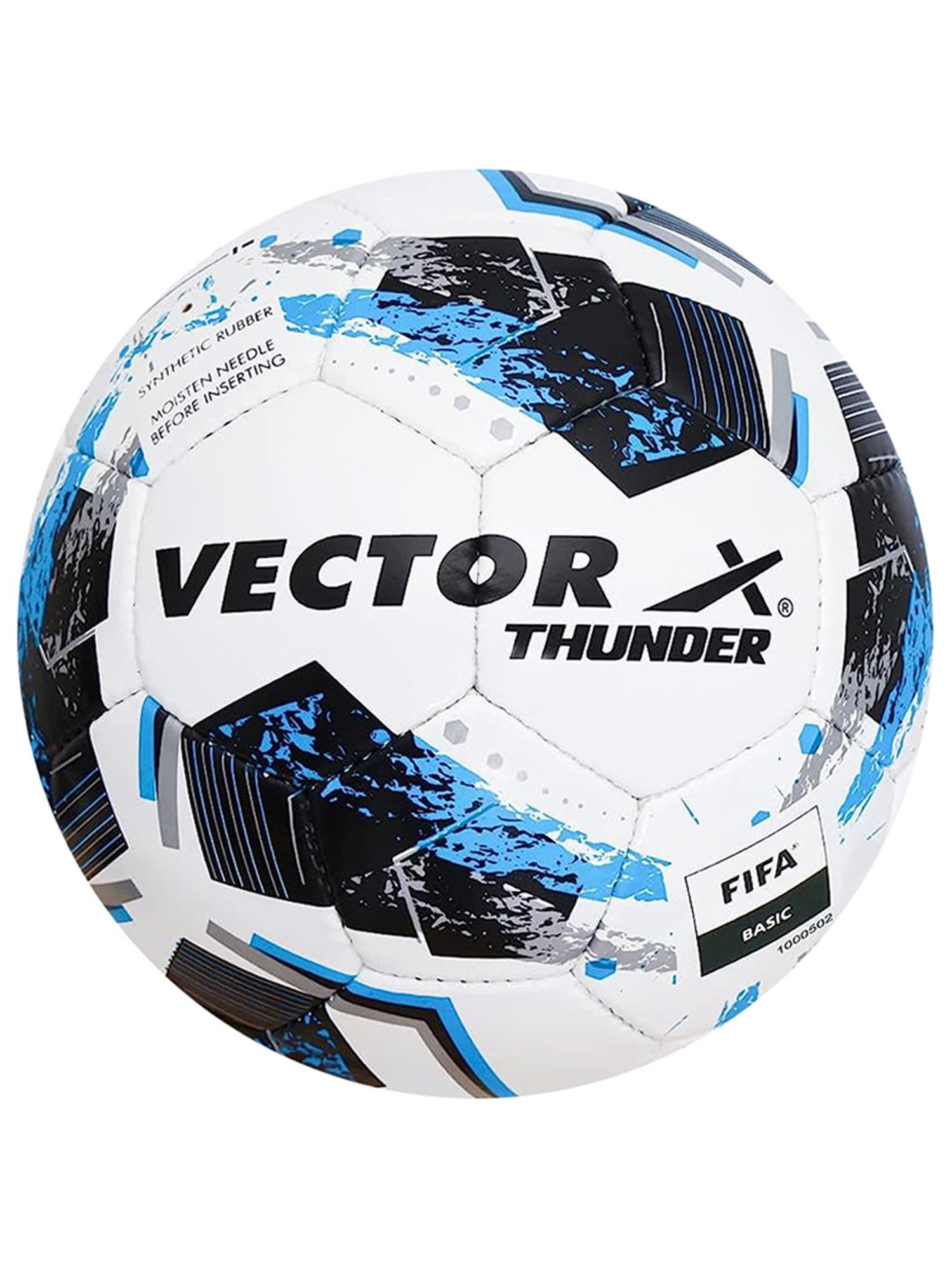 Vector X Football-Thunder Pallone Da Calcio In Gomma - Misura 5 - Rosso E Oro - Adatto Per Terreni Duri E Cemento