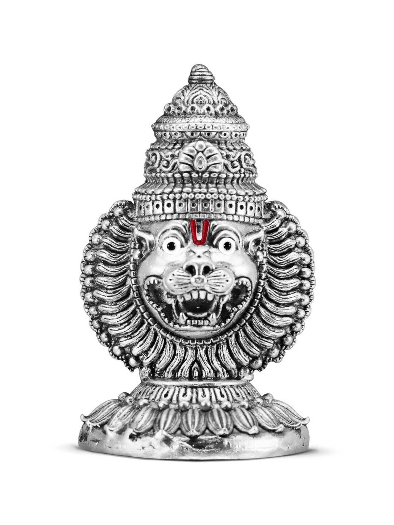 Buy Joyalukkas Lord Narasimha 925 Silver Idol - 47.69 gm Online At