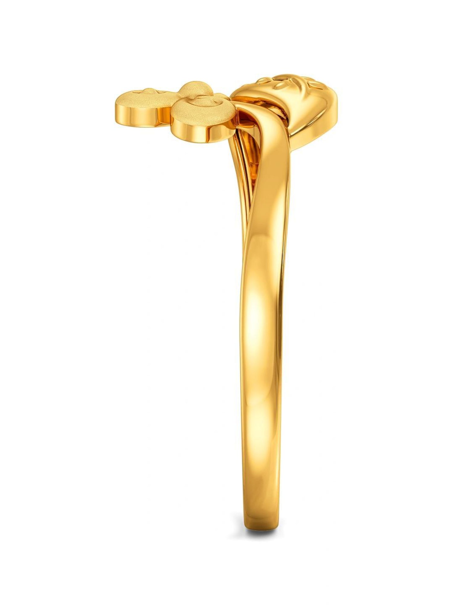 Buy Joyalukkas 22k Radiant Floral Elegance Ring Online At Best