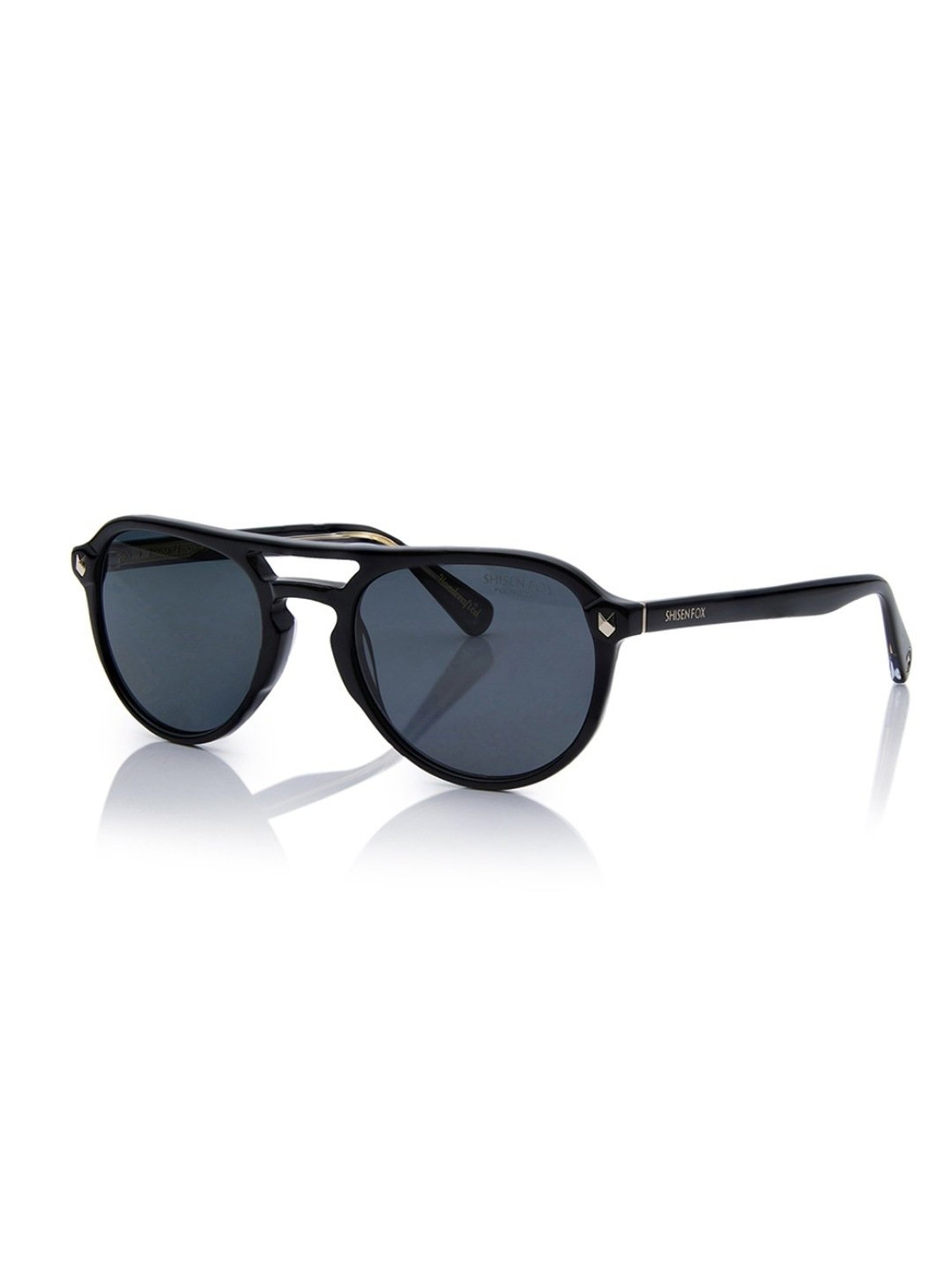 Shisen Fox Kaizen Black/Crystal Aviator Unisex Polarized UV
