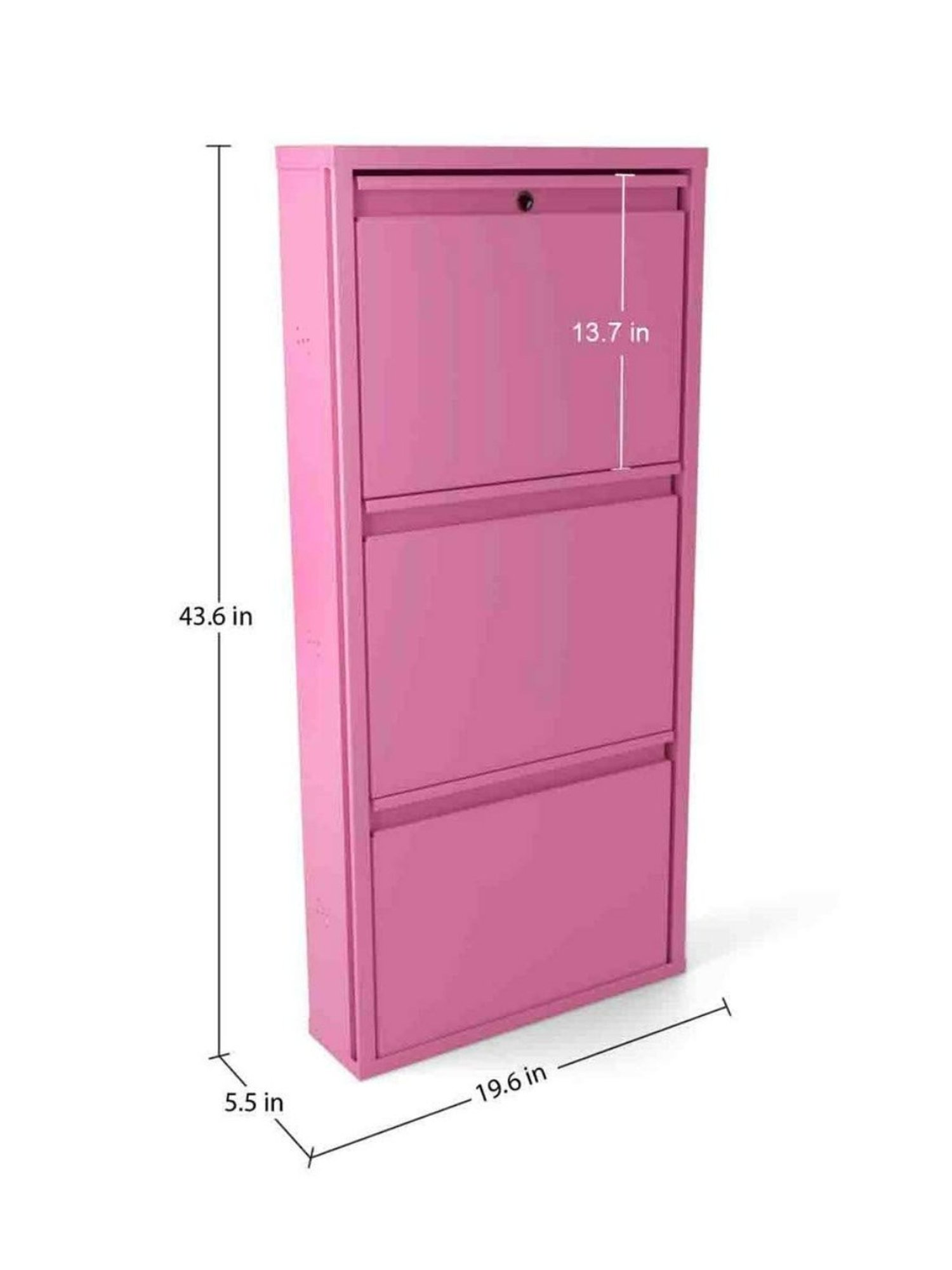 Buy Godrej Interio Step in L Textured Purple Alloy Steel Shoe Cabinet at Best Price Tata CLiQ