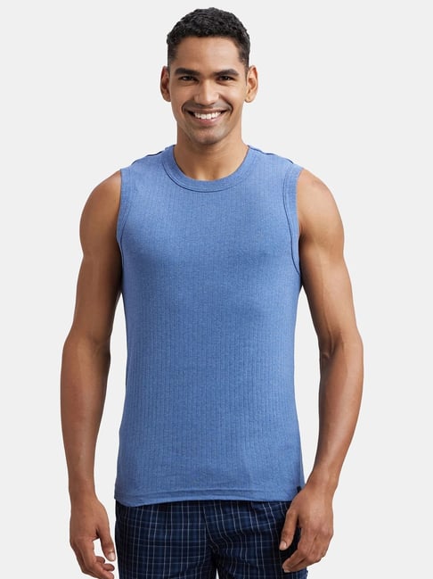 Buy Jockey Light Denim Melange Muscle Tee 9930 for Men Online