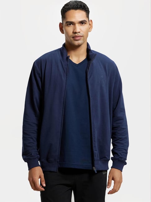 Buy Jockey Navy Regular Fit Jacket -2730 for Men Online @ Tata CLiQ