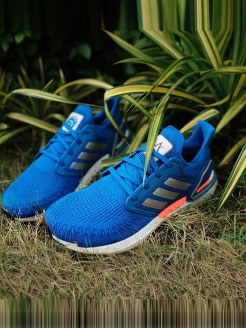 Adidas Men's Ultraboost 20 DNA Blue Running Shoes - Main Image