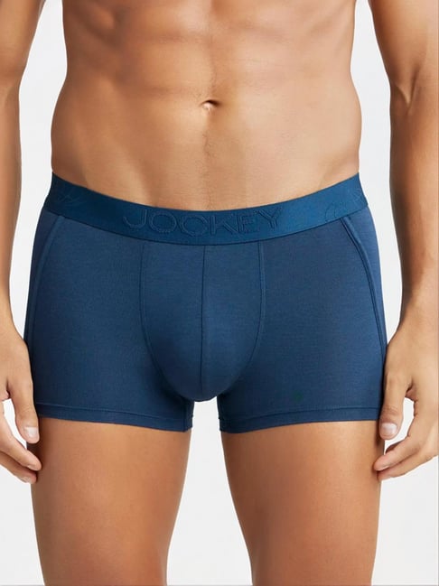 Jockey IC25 Men's Tencel Micro Modal Cotton Solid Trunk with Natural Stay Fresh Properties-image-15