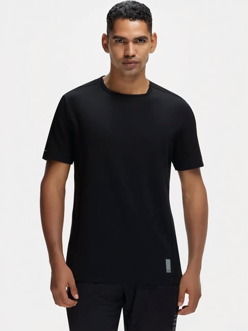 Buy Jockey Black Short Sleeves T Shirt for Men Online Tata CLiQ