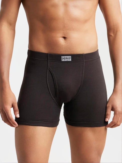 Jockey 8008 Chocolate Super Combed Cotton Rib Boxer Briefs with Ultrasoft Concealed Waistband-picture-28