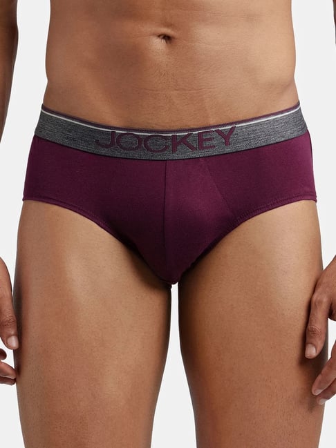 Jockey 8037 Men's Super Combed Cotton Solid Brief with Ultrasoft Waistband-picture-22