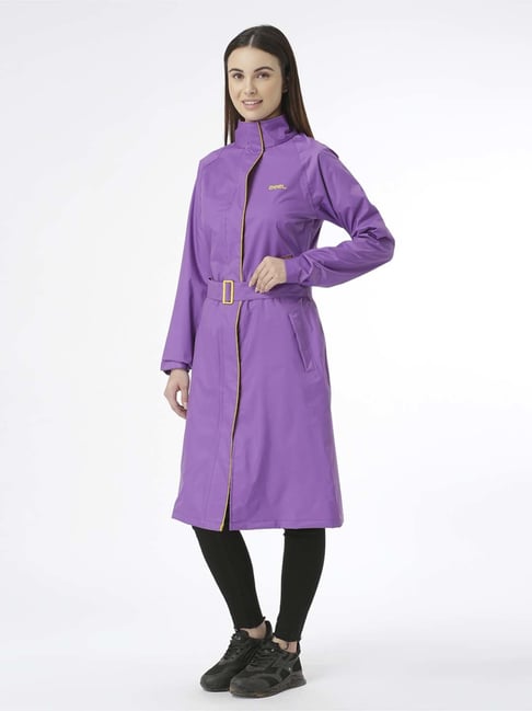 Zeel Purple Regular Fit Rain Jacket-picture-19