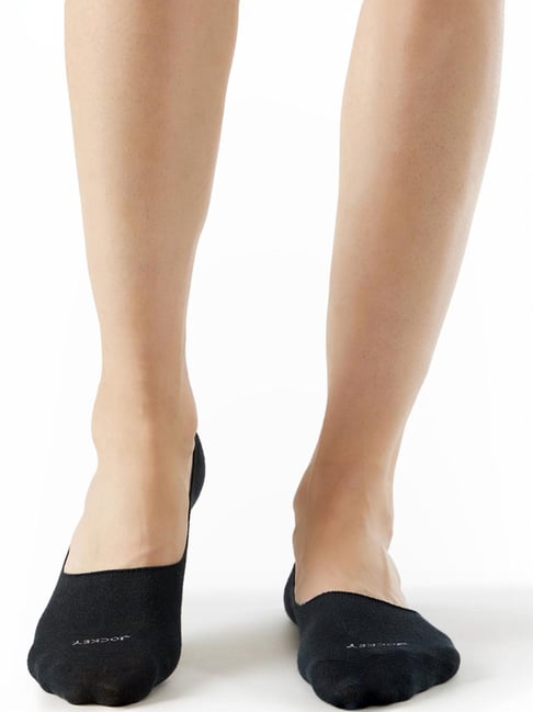 Jockey 7099 Black Compact Stretch Cotton Crew Length Socks with Stay Fresh Treatment - Pack of 2-picture-28