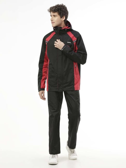 Buy Zeel Black Red Rainwear Suit for Mens Online Tata CLiQ