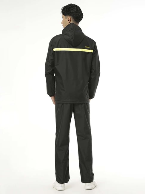 Zeel Black Raincoat Set
