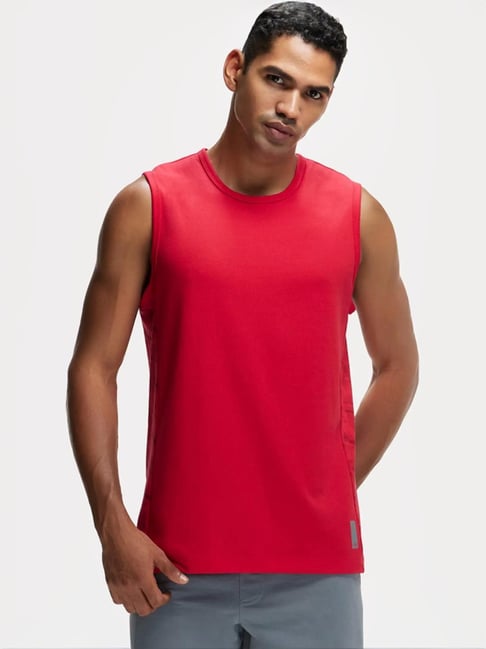 Jockey MV13 Men's Super Combed Cotton Blend Breathable Mesh Sleeveless  Active Wear Muscle Tee