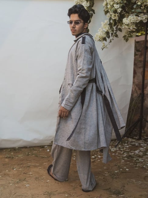 Lafaani Black & Grey Sonder Unisex Trans-seasonal Overlay-picture-20