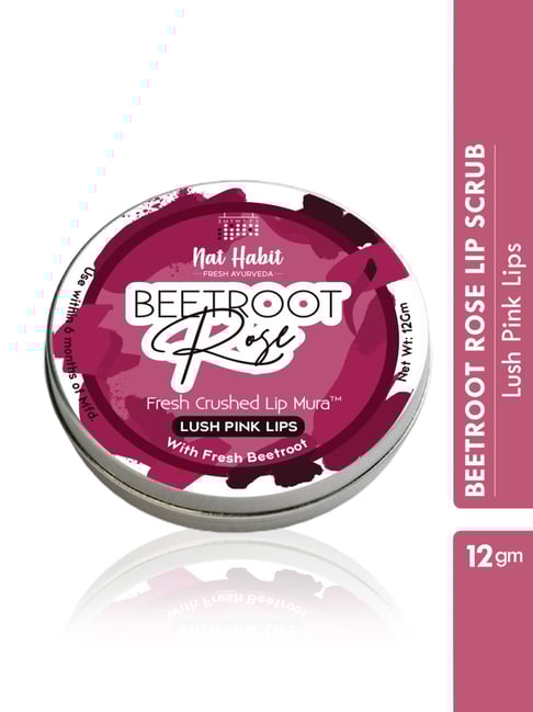 Nat Habit Beetroot Rose Fresh Crushed Lip Mura - 12 gm