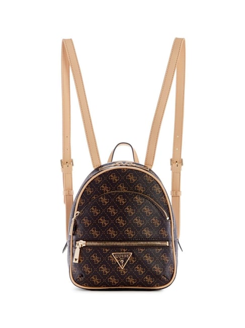Guess Brown Manhattan Medium Backpack