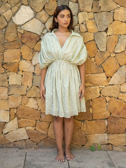 Ekaan Avocado Whip Green Only Me Dress