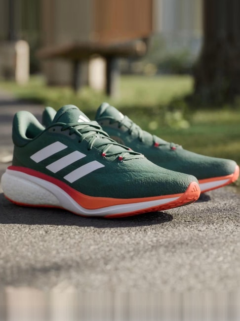Adidas Men's SUPERNOVA 3 VEGAN Green Running Shoes
