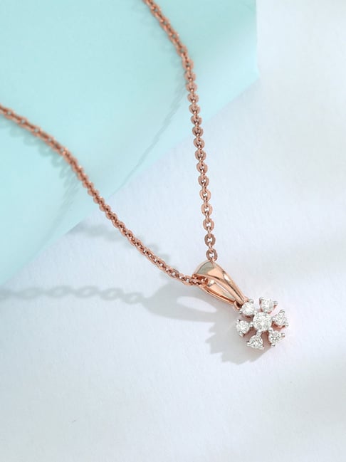 Buy Malabar Gold Diamonds 18k Rose Gold Pendant For Kids Online