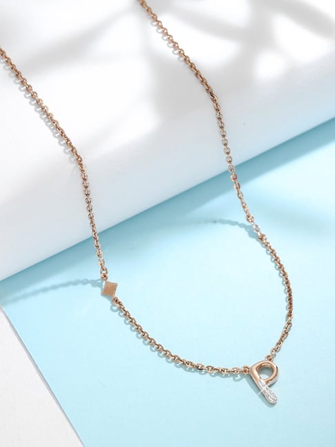 malabar gold and diamonds Malabar Gold & Diamonds 18k Rose Gold Pendant For Women-picture-47