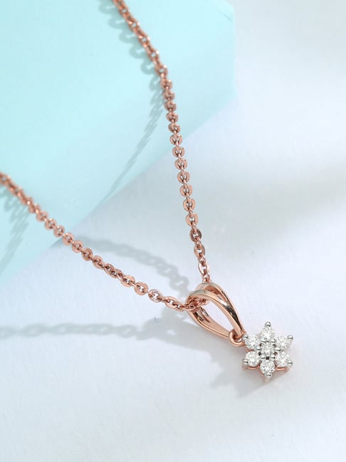 Malabar Gold & Diamonds 18k Rose Gold Pendant For Women